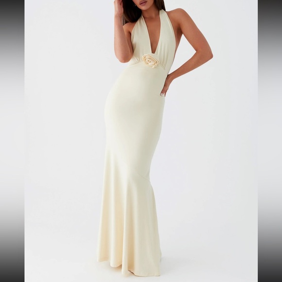 Eliza Maxi Dress Yellow - Picture 2 of 8